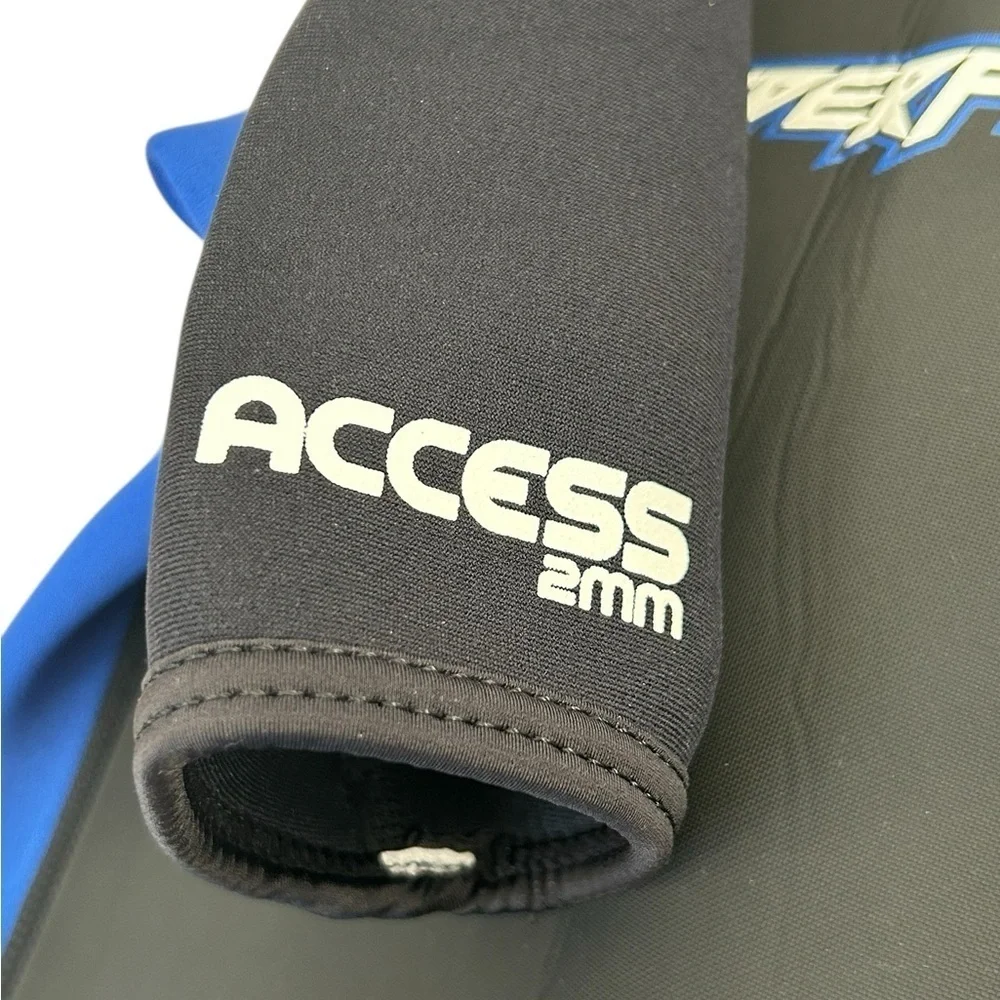 HYPERFLEX 2MM BACK ZIP WETSUIT, BLUE & BLACK, YOUTH SIZE 12